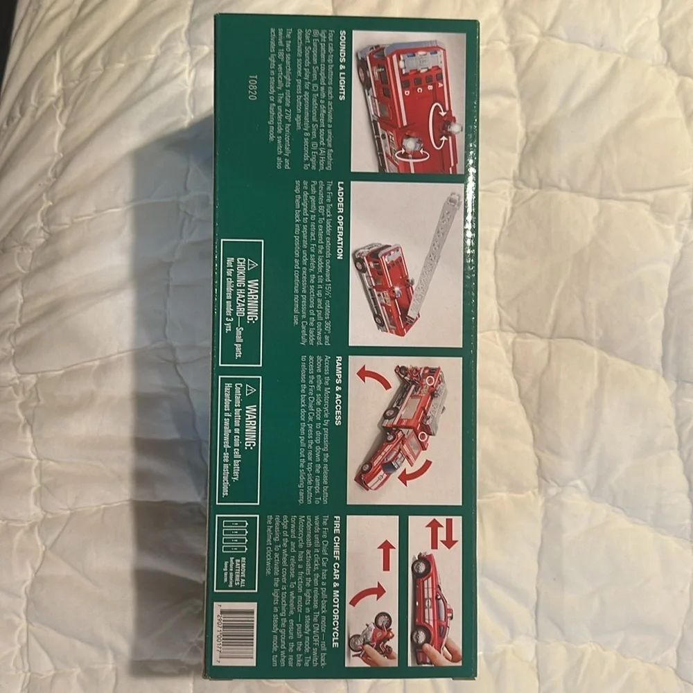 The 2024 Hess Toy Truck 60th Anniversary Fire Truck